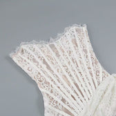 Lace Strapless Corset Mini Dress 4