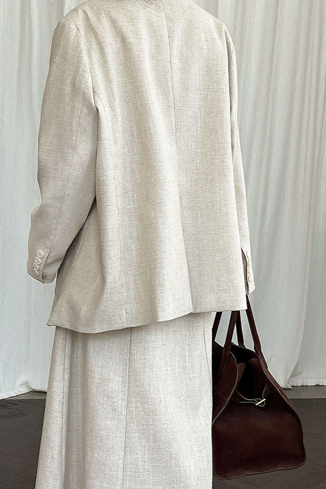 Linen Relaxed Fit Blazer
