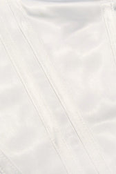 Sexy Halter Satin Corset Lace Up Cropped Tank Top