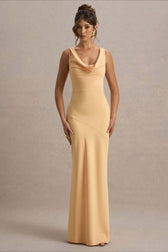 Satin Mermaid Low-Back Party Dress 24