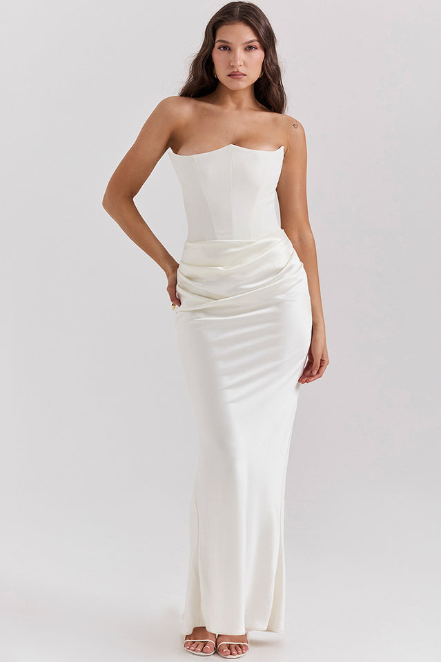 Persephone Off Shoulder Bustier Dress