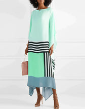 Boat Neck Batwing Sleeve Kaftan Maxi Dress 6