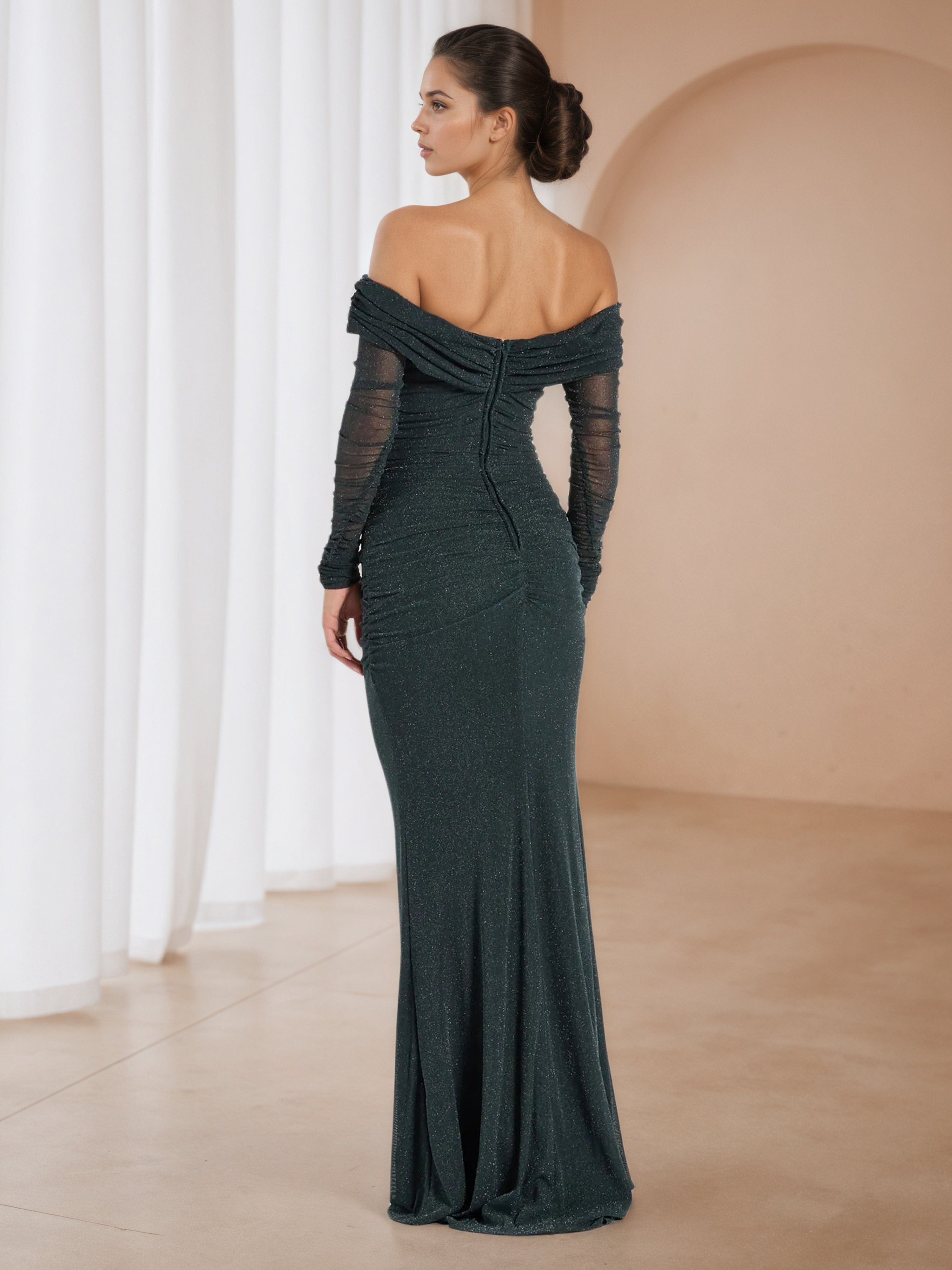 Strapless Gunmetal Formal Dresses