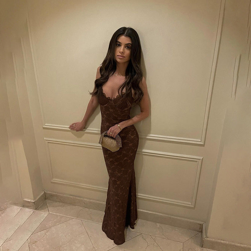 Harris Maxi Dress Brown