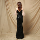 Quinn Sequin Scroll Charming Puff Sleeve Dress