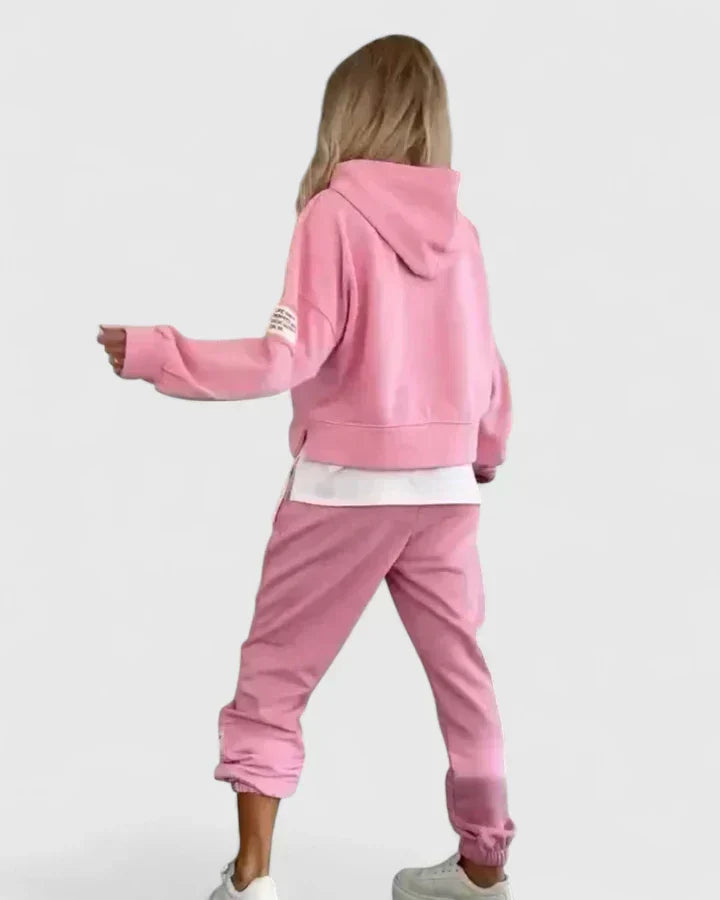 Hooded Sweatshirt and Jogger Two Piece Set