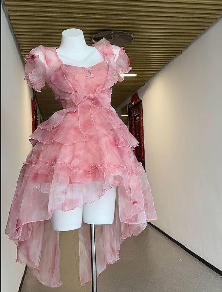 Cute a line Pink Tulle Homecoming Dress Party Dress