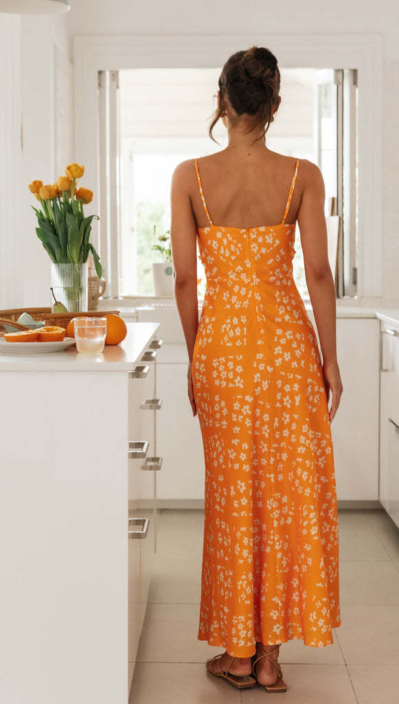 Felix Maxi Dress - Orange