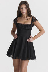 Sent to Charm Lace Mini Dress - 2 Colors - View 7