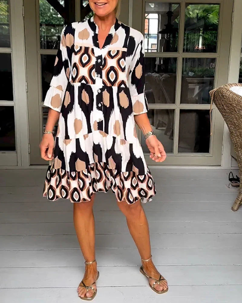 Ilona Statement Casual Dress Elevated Occasion Wear
