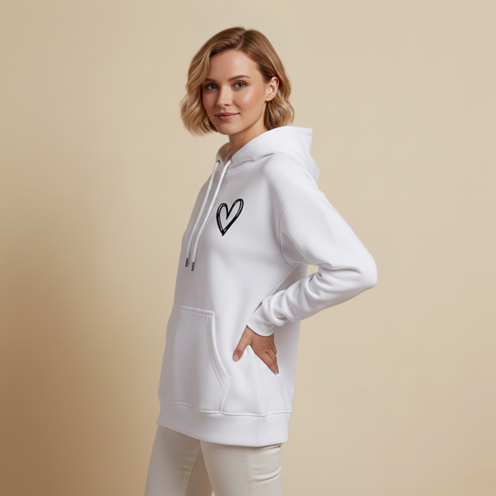 Casual Printed Hoodie Jacket for Women