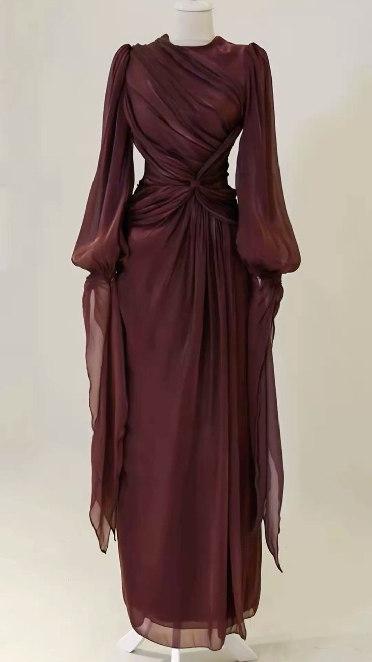 Burgundy Evening Dresses A Line Long Prom Gowns