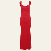 Sweetheart Neck Sleeveless Mermaid Maxi Gown 5