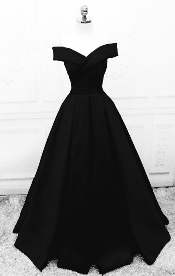 Black Sweetheart Formal Dresses Black Evening Dress Prom Dress