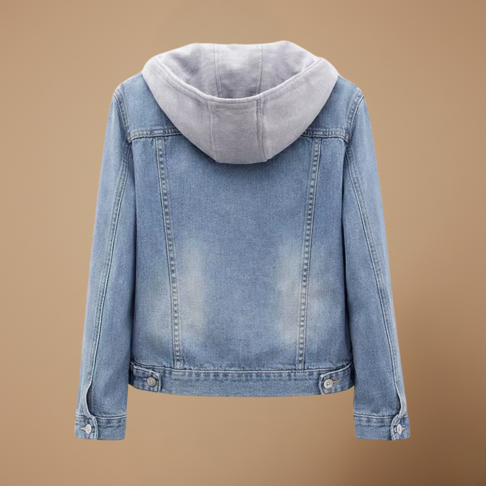 Women's Hooded Denim Jacket