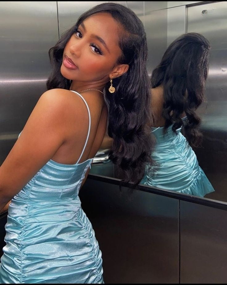 Blue Sheath Short Evening Dress Cocktail Dresses Short Party Dress