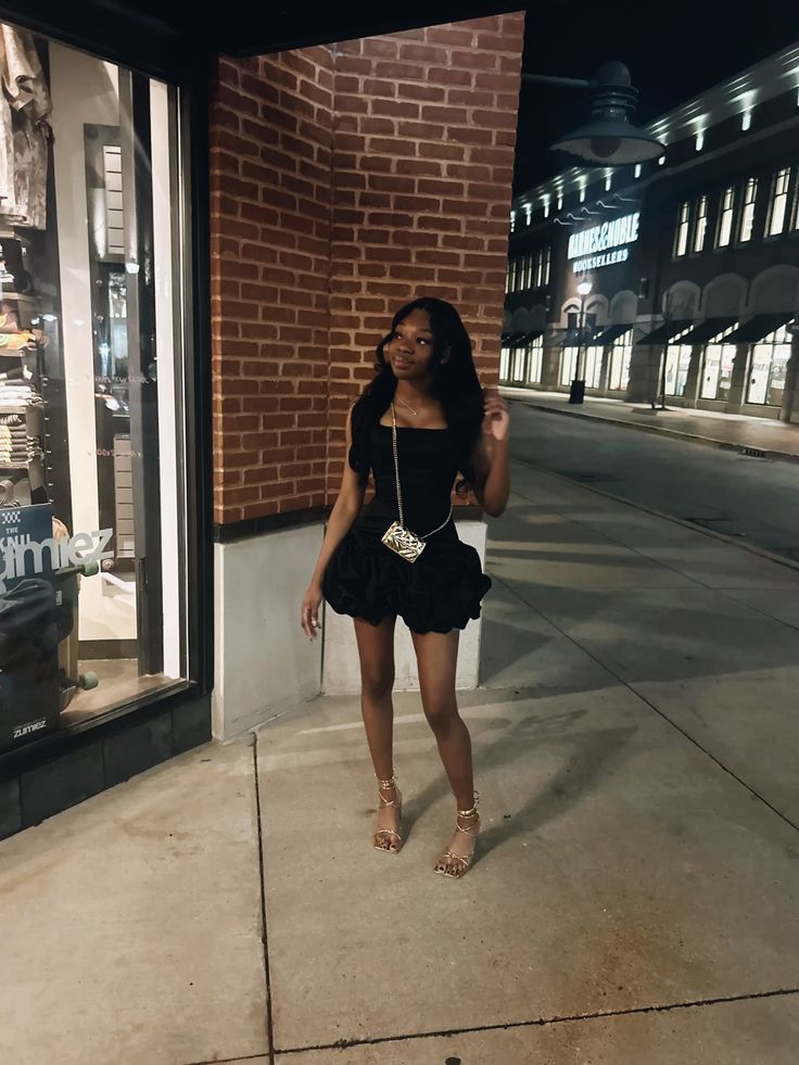 Black Birthday Dress Homecoming Dress Short Party Dress