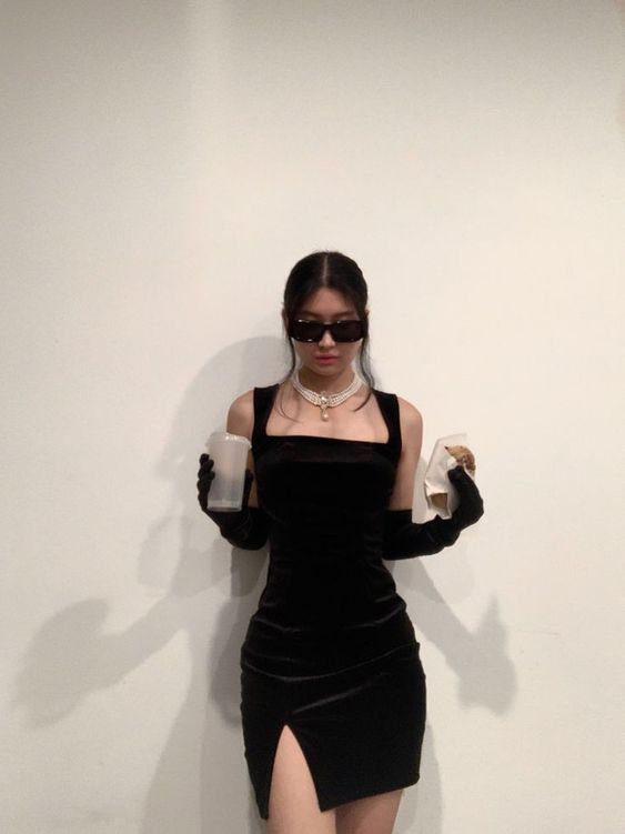 Black Party Dresses Sheath Evening Dress