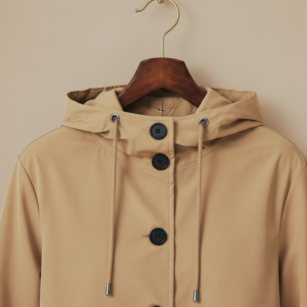Loose-Fit Hooded Windbreaker