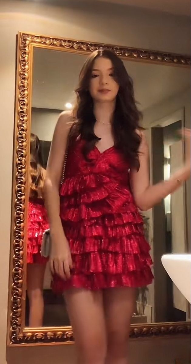 Red Short Prom Evening Dress Homecoming Dress Short Party Dress    fg7749