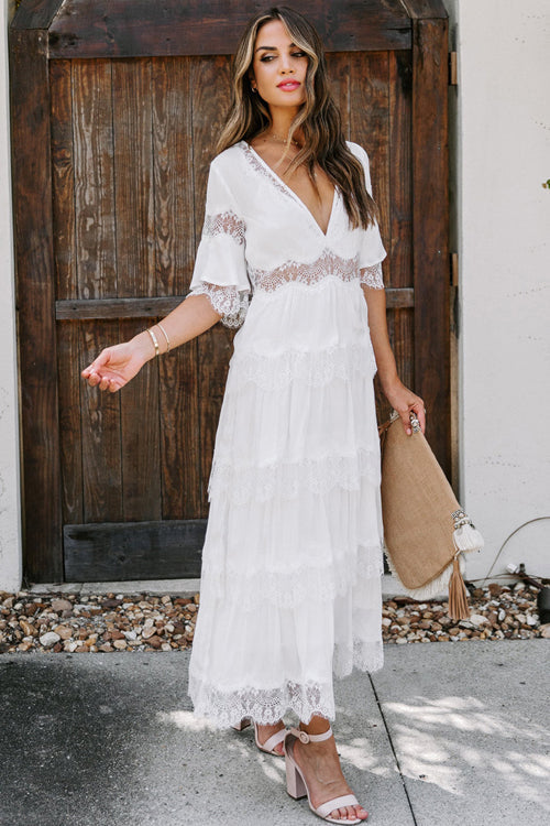 Love And Affection Lace Maxi Dress - 3 Colors - View 5