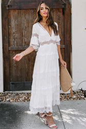 Love And Affection Lace Maxi Dress - 3 Colors - View 5