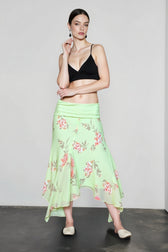 Sheer Mesh Lightweight Vacation Skirt
