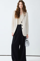 Unstructured Relaxed Office Chic Blazer