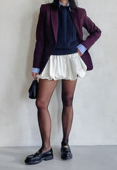Cotton A-Line High Waist Versatile Mini Skirt