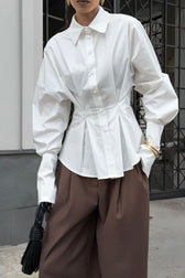 Luxe Tailored Collared Blouse