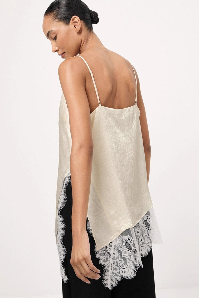 Elegant Layering Lace Cami Top