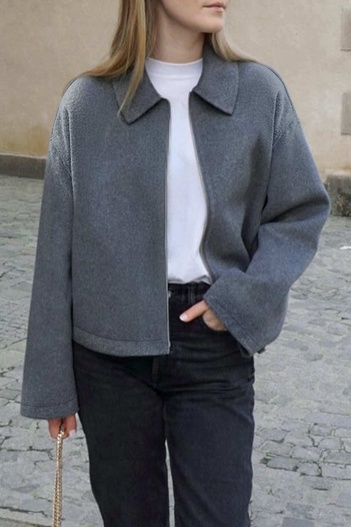 Casual Solid Color Long Sleeve Coat