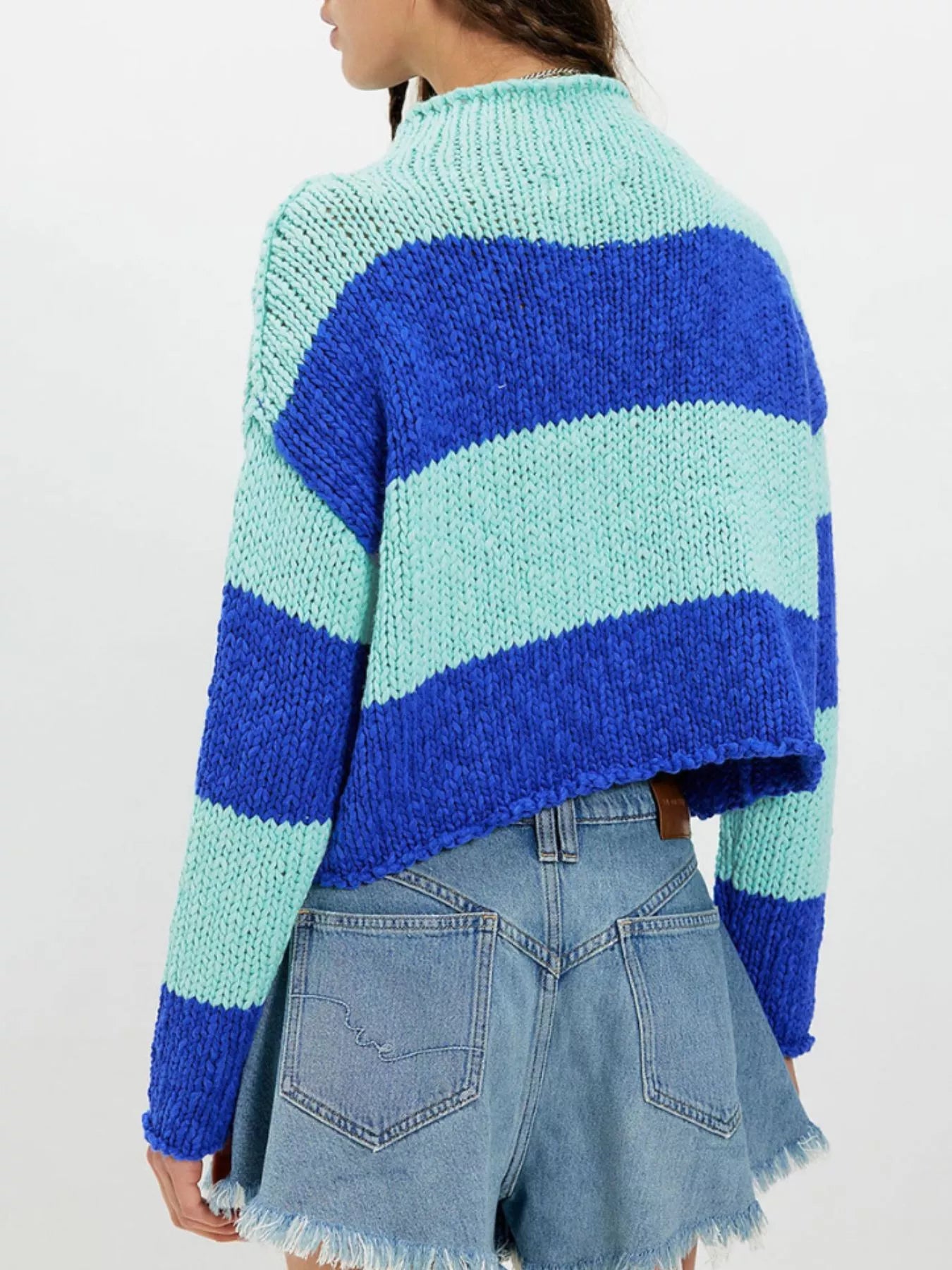 Chunky Knit Striped Sweater