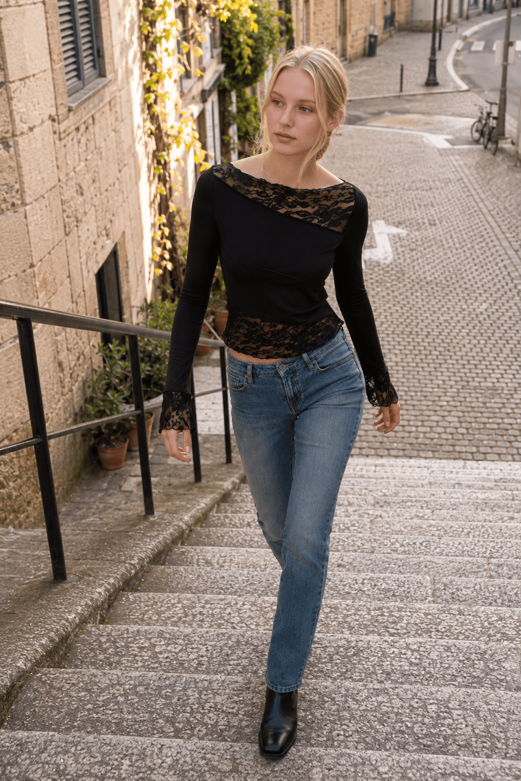 Lucca Long Stylish Sleeve Top