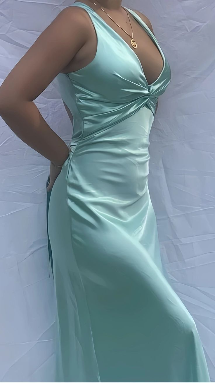 Sexy V-Neck Long Prom Evening Dress, Simple Mermaid Party Dress cc1734