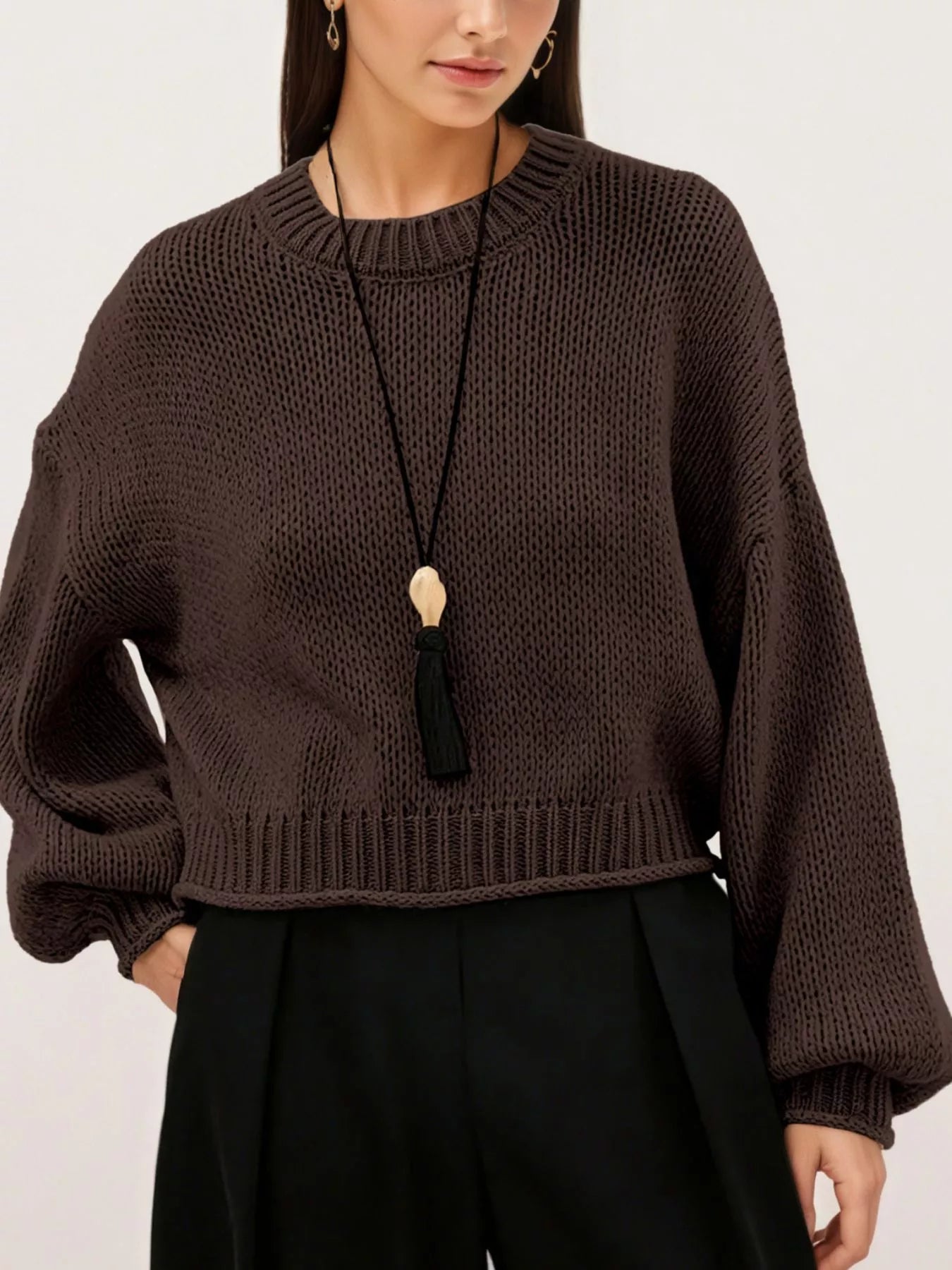 Oversized Chunky Knit Sweater