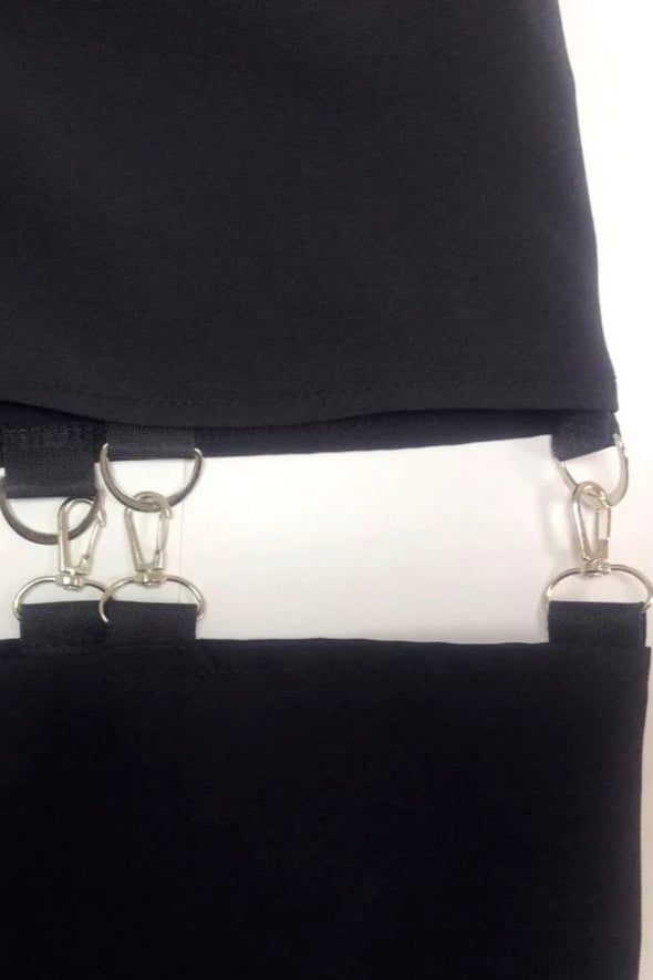 Cutout Tailored Slim Straight Pants