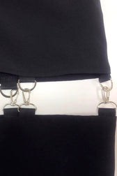 Cutout Tailored Slim Straight Pants