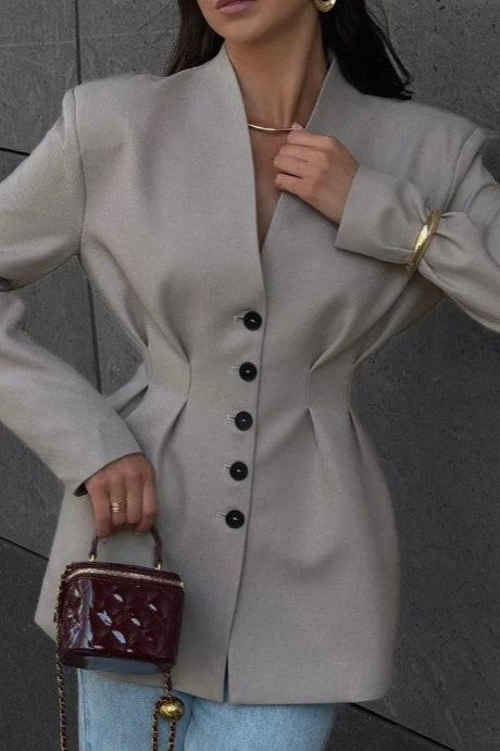 Elegant Long Sleeve Blazer