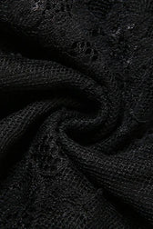 Slash Neck Jacquard Mesh Patchwork Strapless Maxi Dress 8