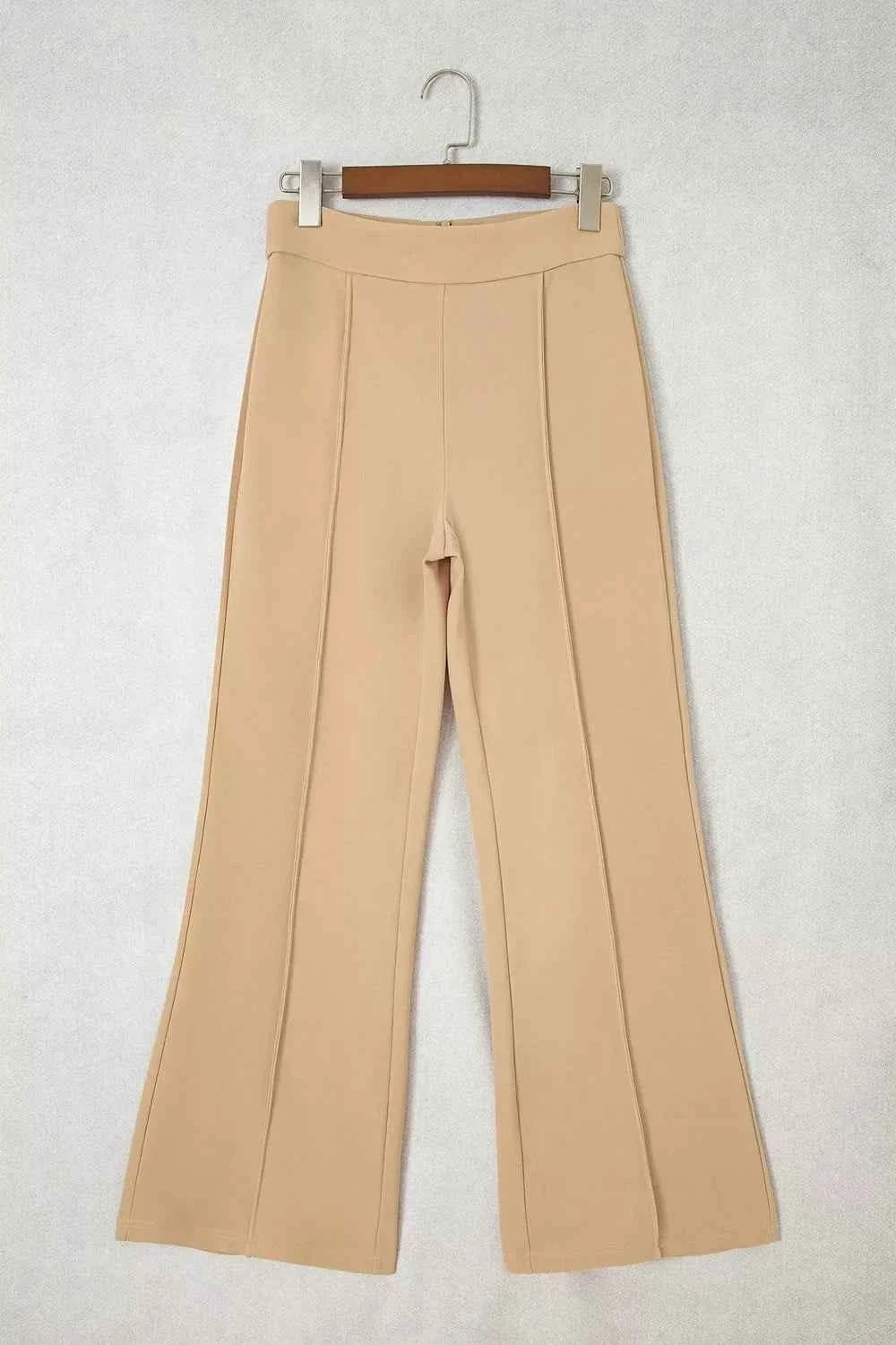 High Waist Full Length Regular Fit Pants