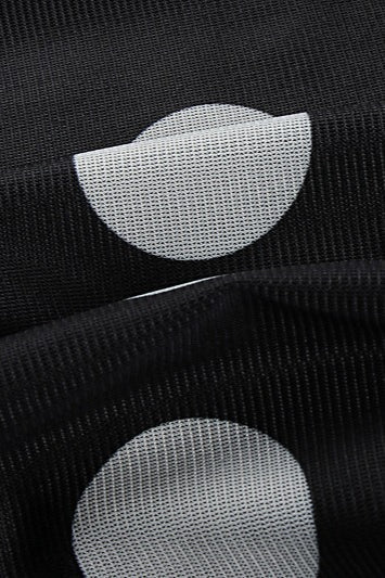 Polka Dot Strapless Bodycon Maxi Dress