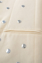 Simple Studded Design Blazer