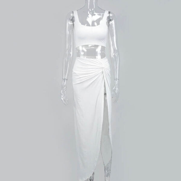 Baddie B Co-ord - White