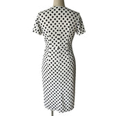Call Me Maybe Satin Polka Dot Midi Dress 4