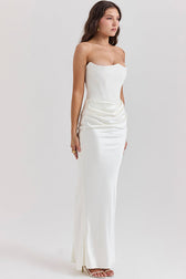 Persephone Off Shoulder Bustier Dress 11