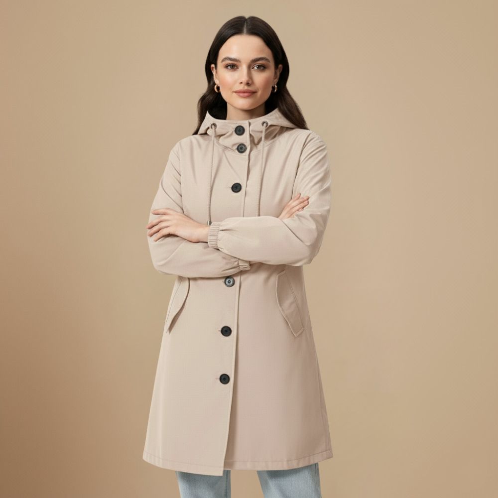 Loose-Fit Hooded Windbreaker