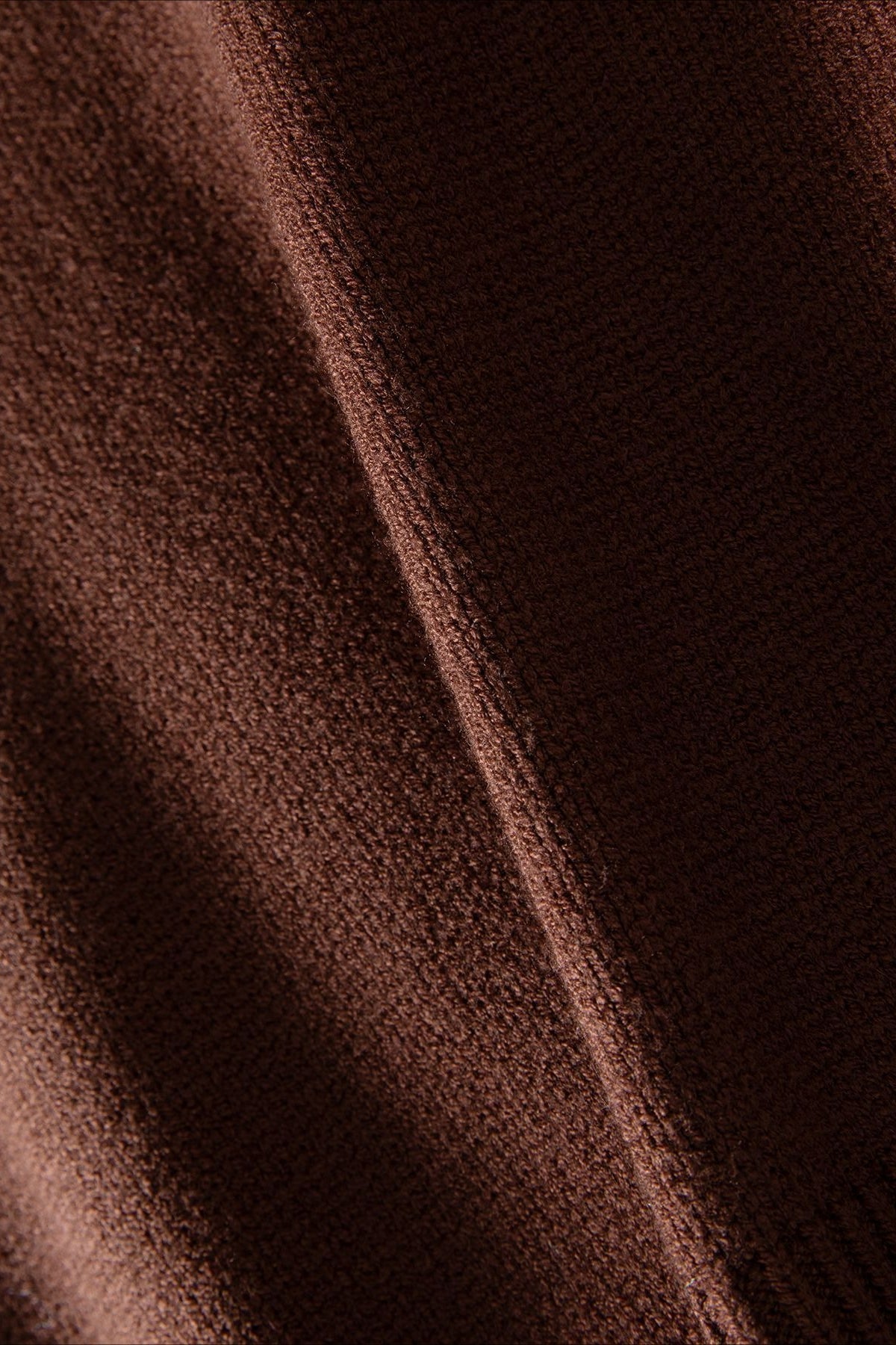 Casual Ribbed Knit Sweater