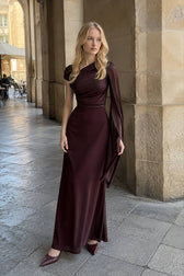 Chiffon One Shoulder Formal Dress