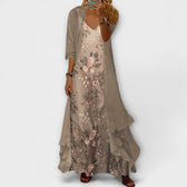 Floral Slip Maxi Two Piece Set